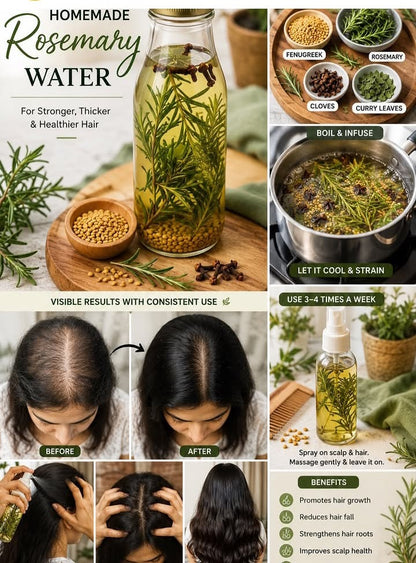 Rosemary Hair Care Essential Oil  Premium Scalp & Hair Nourishing Treatment