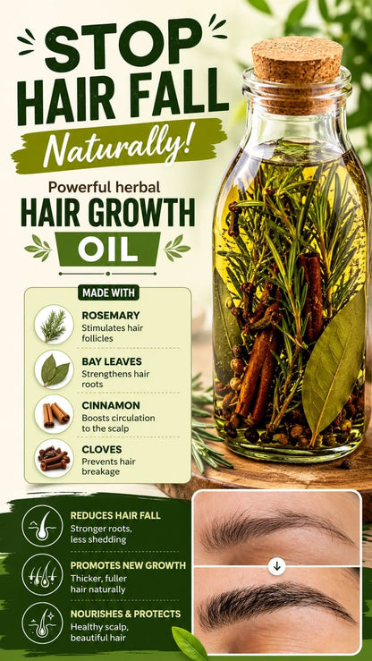 Rosemary Hair Care Essential Oil  Premium Scalp & Hair Nourishing Treatment