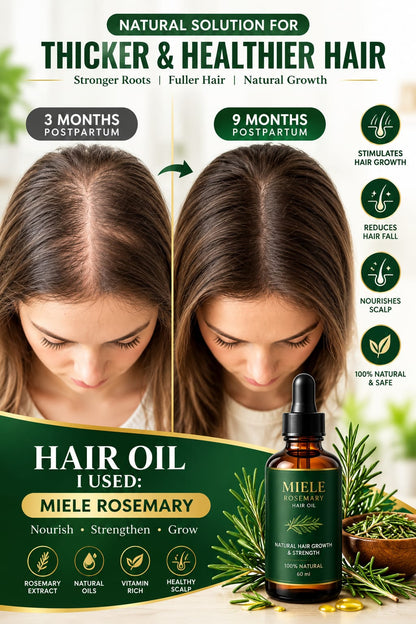 Rosemary Hair Care Essential Oil  Premium Scalp & Hair Nourishing Treatment