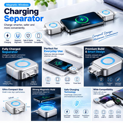 Smart Auto Eject Charging Separator  Safe  Fast & Convenient