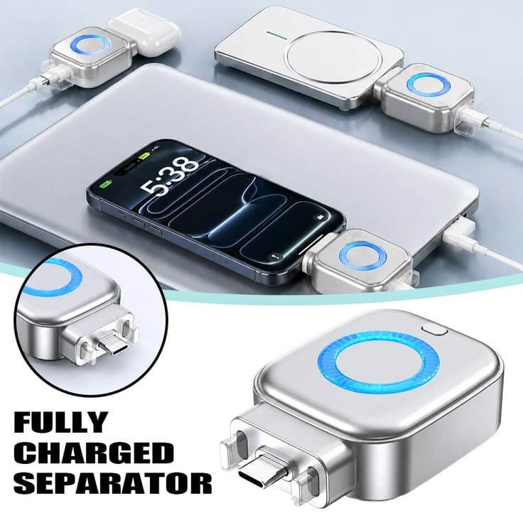 Smart Auto Eject Charging Separator  Safe  Fast & Convenient