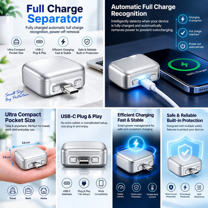 Smart Auto Eject Charging Separator  Safe  Fast & Convenient