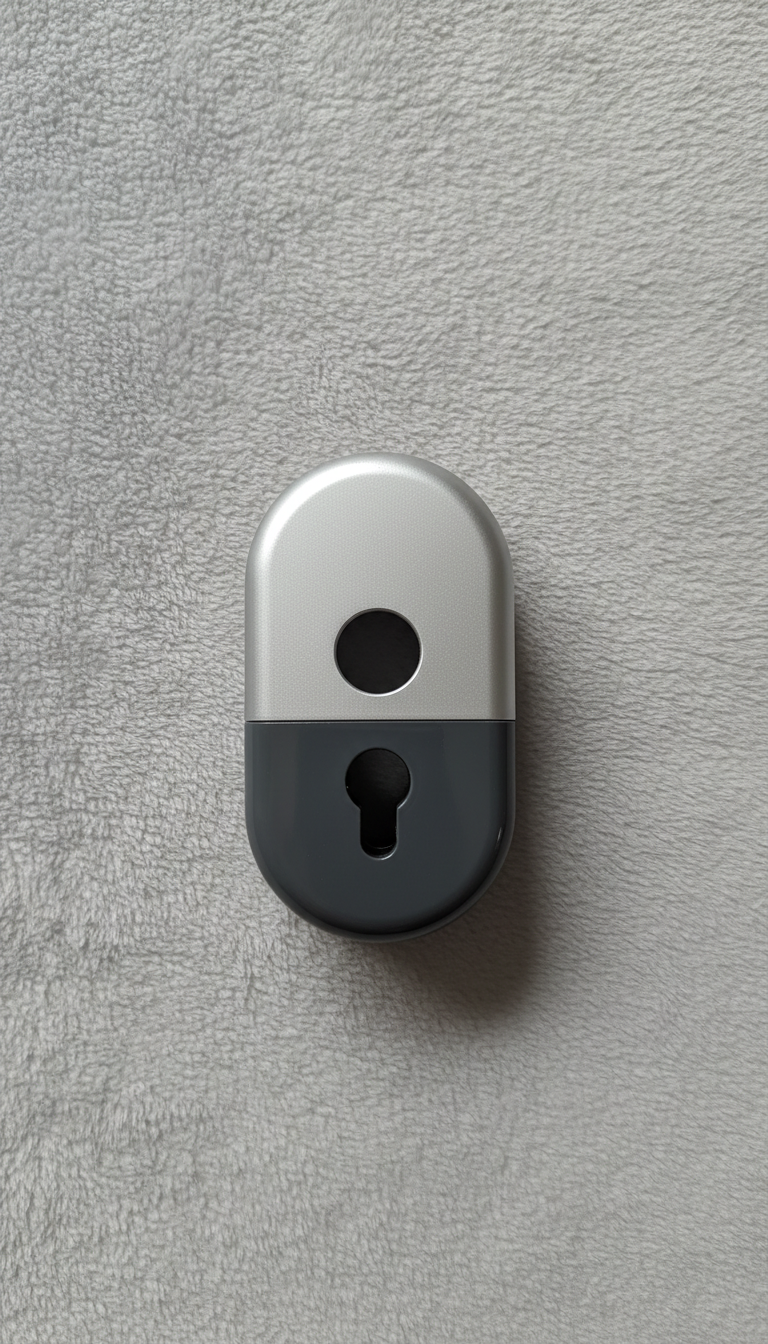 Silicone door lock safety cover